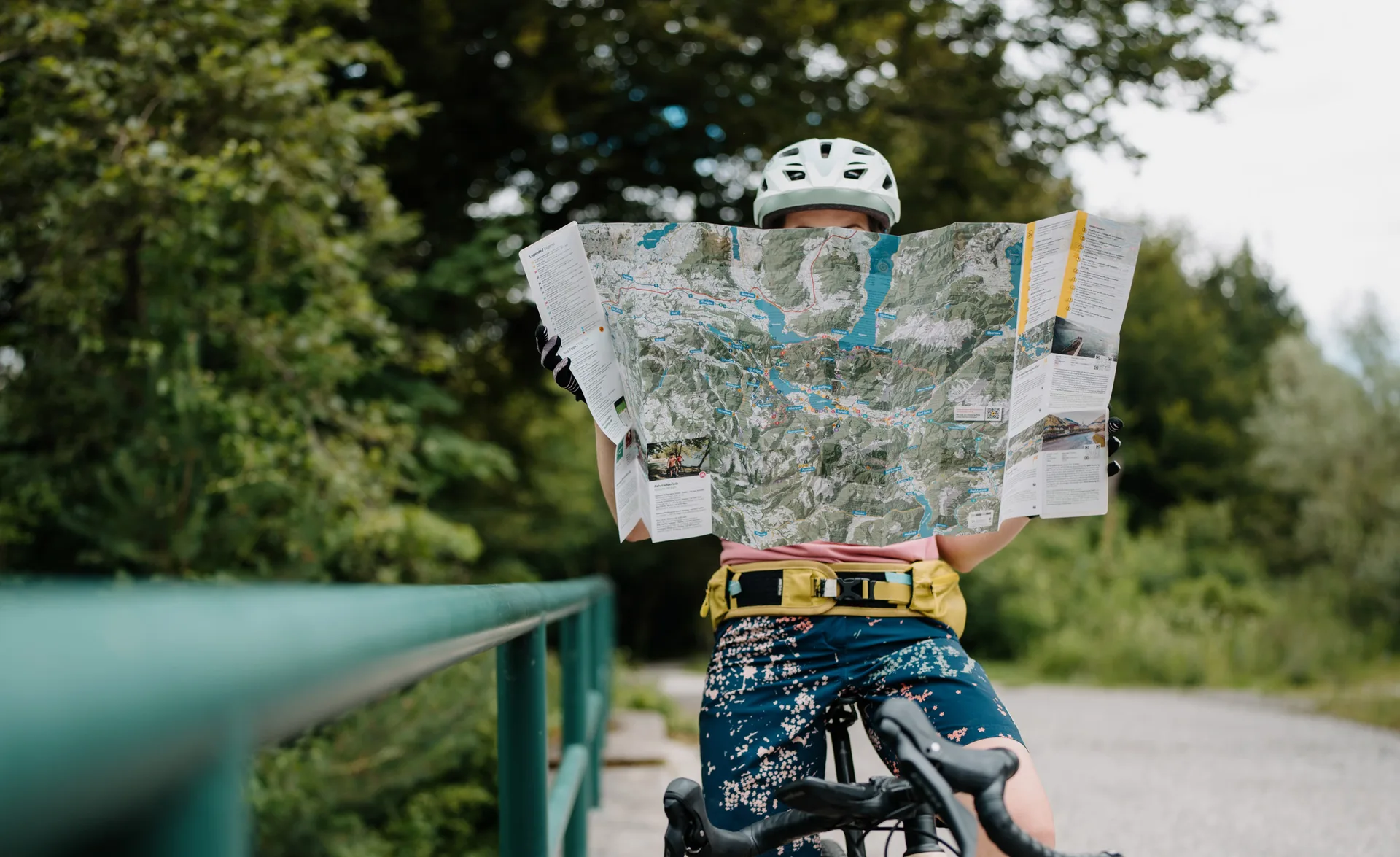 Praktische Faltkarten zum Radfahren 
