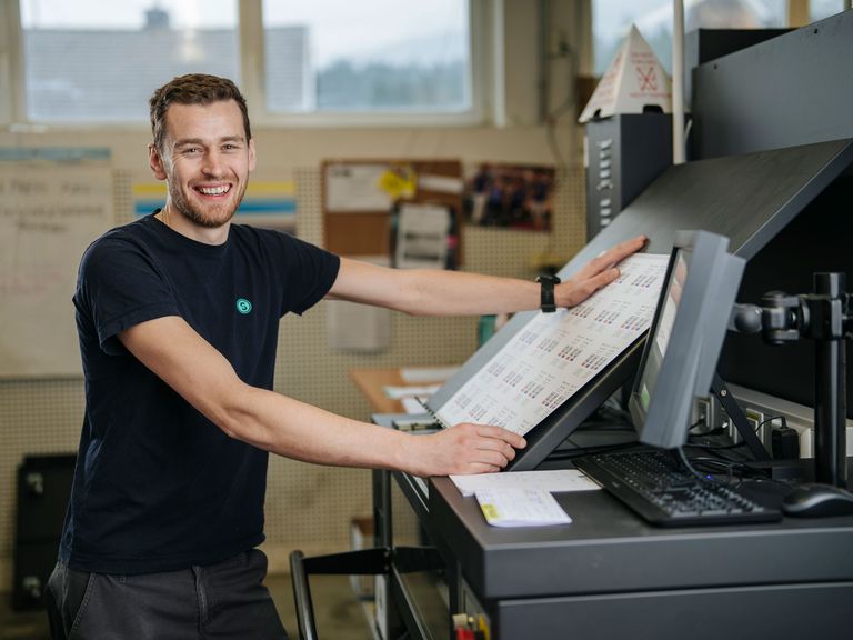 Seebacher Druckerei in Hermagor — eigene Produktion