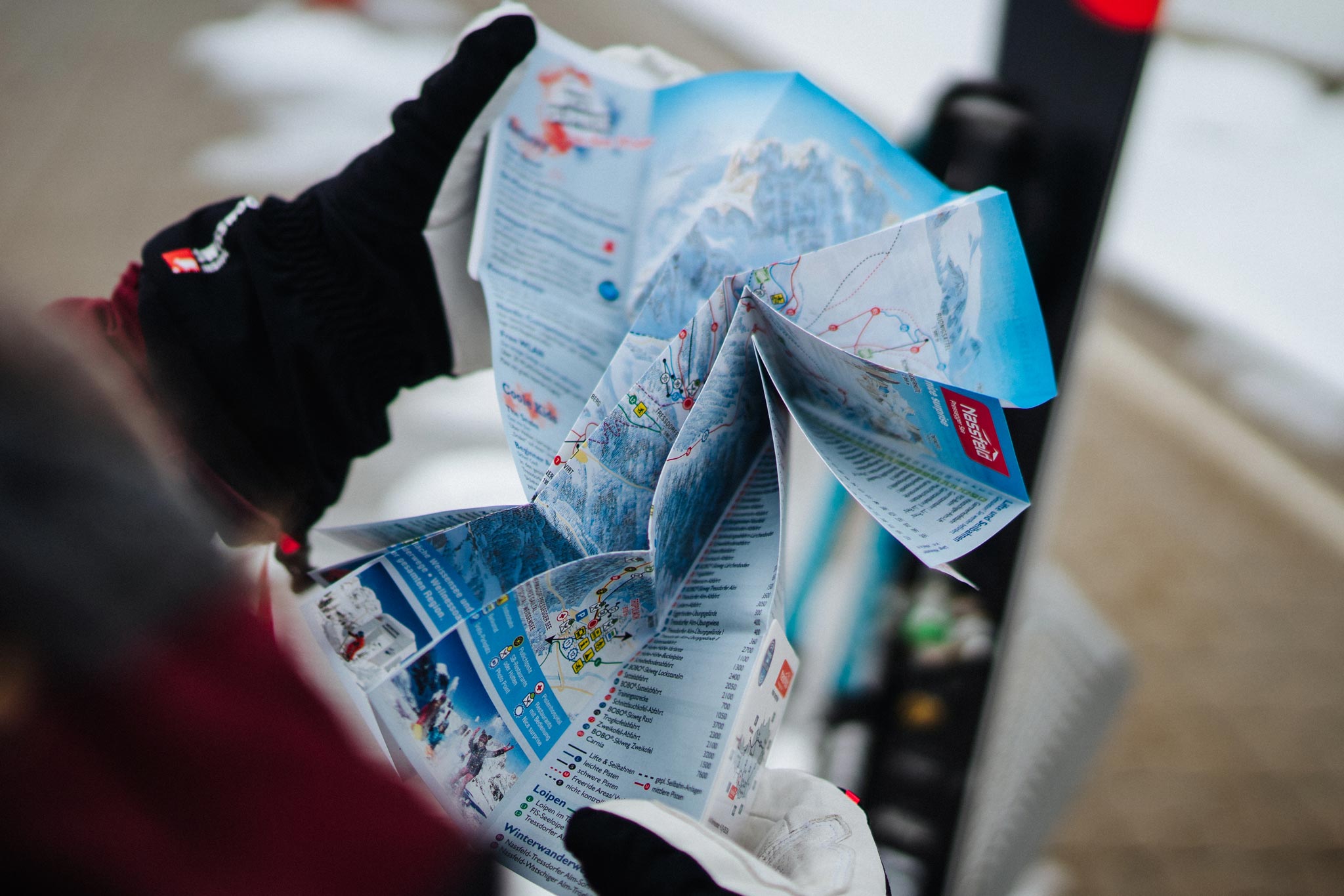 Skipistenplan Nassfeld – Pocketguide Pistenkarte