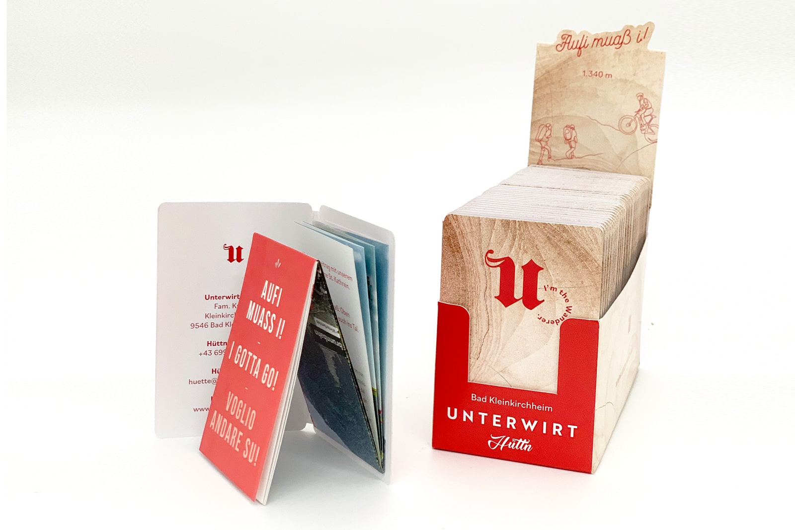 Wanderkarten Pocketplaner – Taschenformat Wanderführer für den Unterwirt